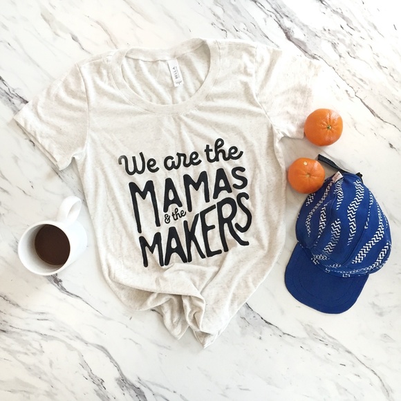 Mama Makers Tee Cream - SECONDS - Picture 2 of 3